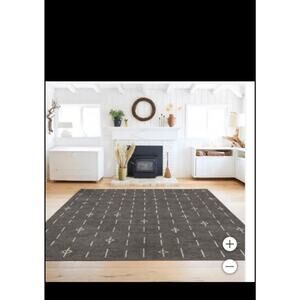 Ruggable Flatwoven Washable Alina Rug, 8'x10' Includes Rug Only